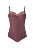 Picture of PLUS SIZE SWIM SUIT GOLD TRIM